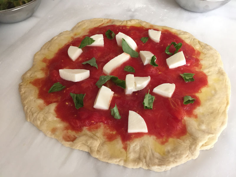 Artisan pizza